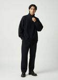 Quarter Zip — Black