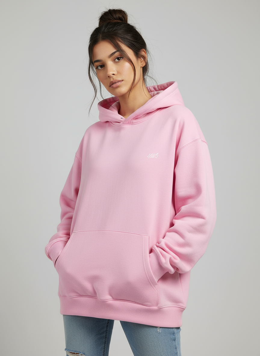 Unisex Essential Hoodie — Pink