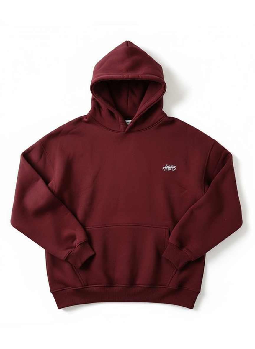 Unisex Essential Hoodie — Burgundy