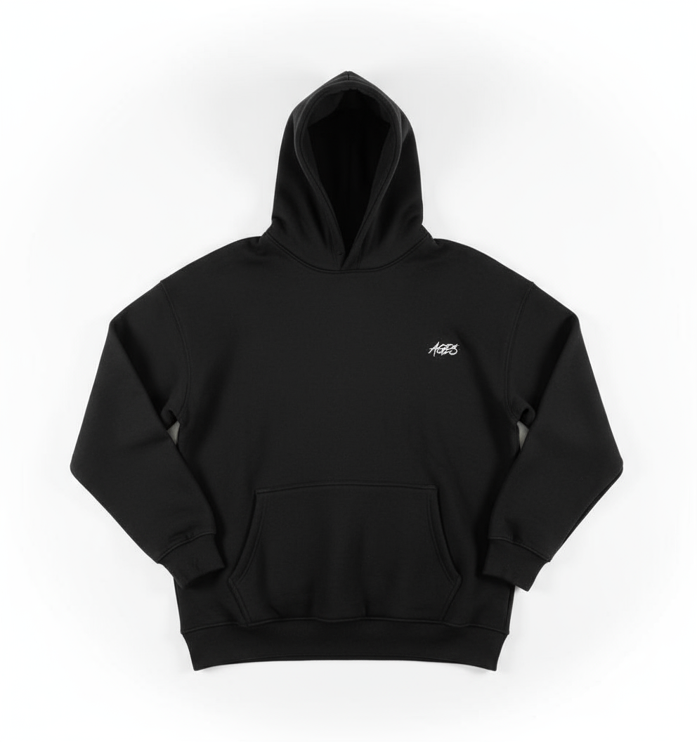 Ages Signature hoodie — Black