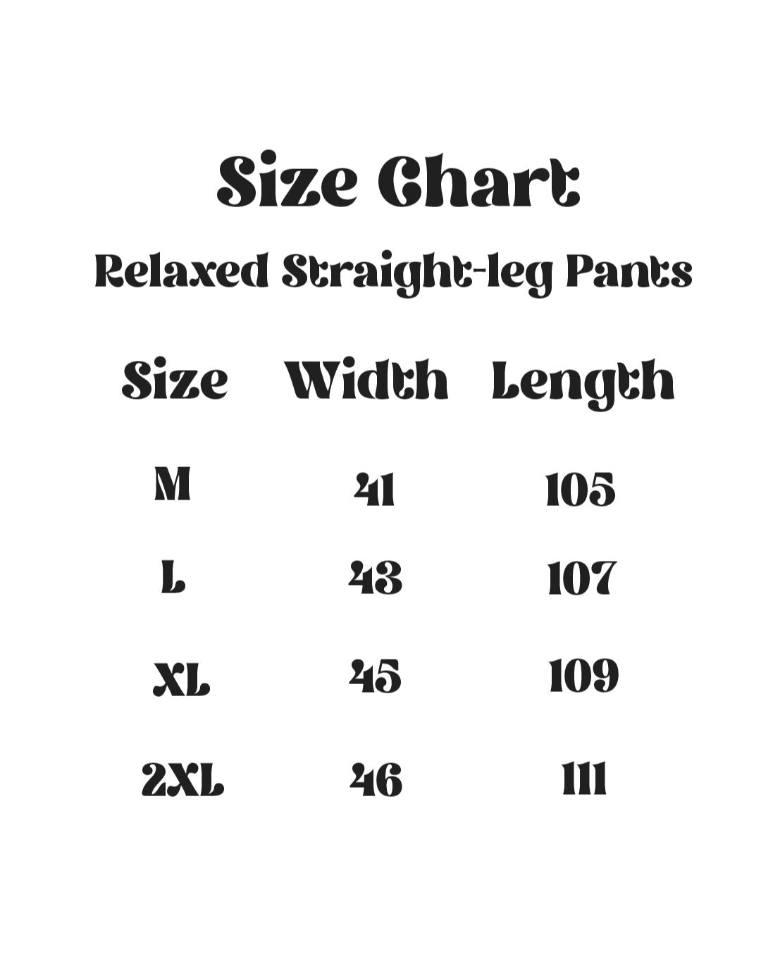 Relaxed Straight-Leg Pants — Black